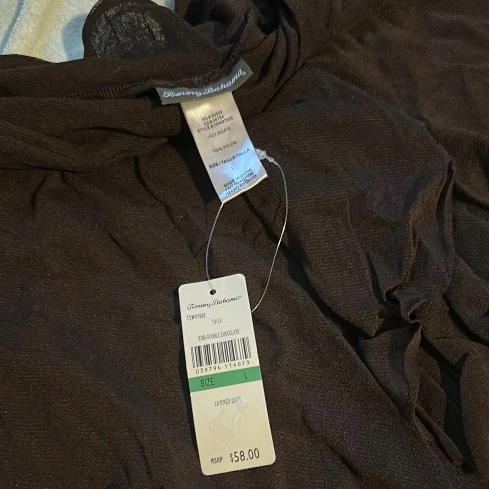 Tommy Bahama Brown Swim Skirt/Coverup